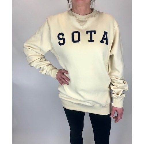 Sota Clothing Sota Highland Crewneck Bone/Nvy Sota Clothing Sota Highland Crewneck Bone/Nvy