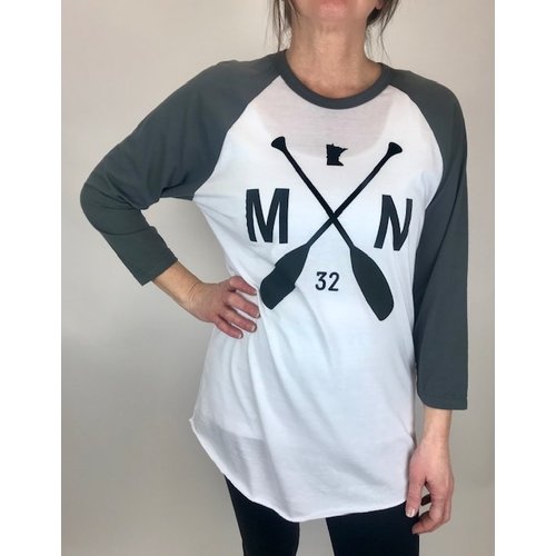Sota Clothing Sota Bronx Park Raglan Asp/Wht Sota Clothing Sota Bronx Park Raglan Asp/Wht
