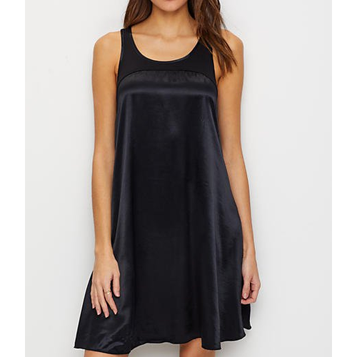 PJ Harlow PJ Harlow Lindsay Satin Nightie Black PJ Harlow PJ Harlow Lindsay Satin Nightie Black