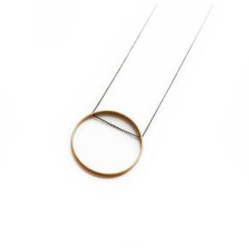 Larissa Loden Larissa Loden Horizon Circle Necklace Small Larissa Loden Larissa Loden Horizon Circle Necklace Small
