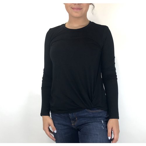 coa COA Side Knot Tee Blk ACT10359 coa COA Side Knot Tee Blk ACT10359