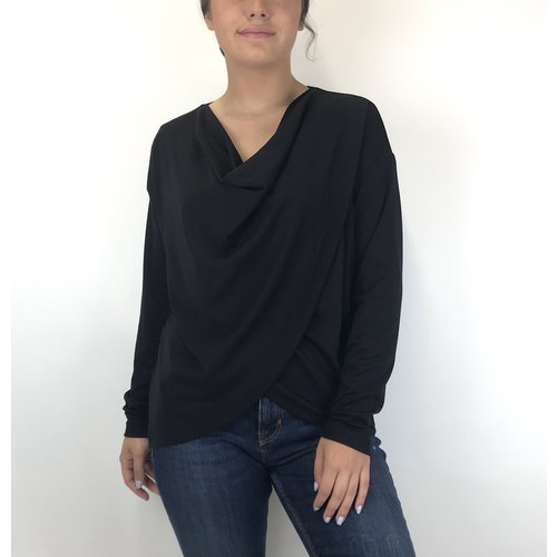 coa COA Drape Top Black coa COA Drape Top Black