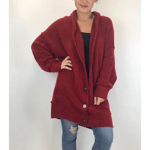 free people Free People Cardigan Red free people Free People Cardigan Red
