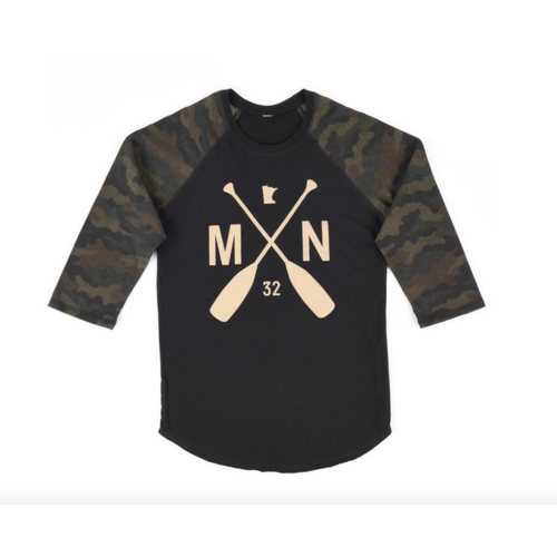 Sota Clothing Sota Crookston Camo Raglan Sota Clothing Sota Crookston Camo Raglan