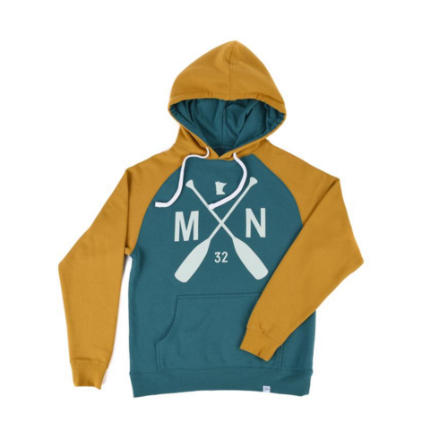 Sota Clothing Sota Elmwood Hoodie Teal/Mustard Sota Clothing Sota Elmwood Hoodie Teal/Mustard