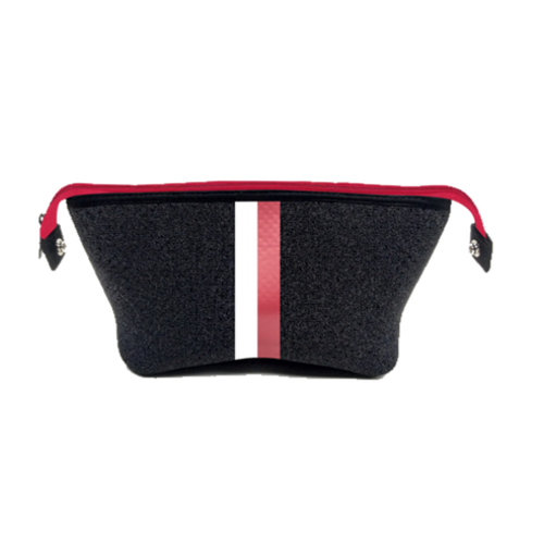 haute shore Haute Shore Erin Black Denim Red Stripe haute shore Haute Shore Erin Black Denim Red Stripe