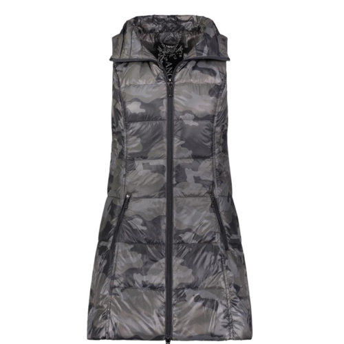 Anorak Black Camo Puffer Vest Anorak Black Camo Puffer Vest