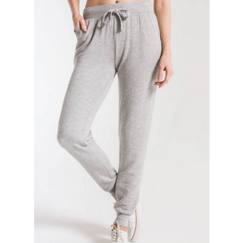 Z Supply Z Supply Premium Fleece Jogger Heather Gry Z Supply Z Supply Premium Fleece Jogger Heather Gry