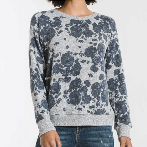 Z Supply Z Supply Mar Floral P/O Hthr Gry ZT194190 Z Supply Z Supply Mar Floral P/O Hthr Gry ZT194190