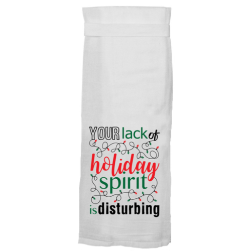 Twisted Wares- Missy Made Twisted Wares Dish Towel-Holiday Spirit Twisted Wares- Missy Made Twisted Wares Dish Towel-Holiday Spirit