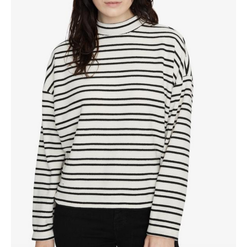 Sanctuary Sanctuary Alea Striped P/O Parchment/Blk Stripe Sanctuary Sanctuary Alea Striped P/O Parchment/Blk Stripe