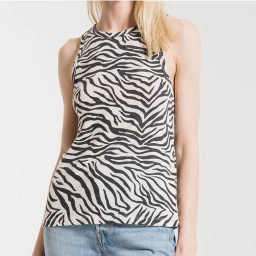 Z Supply Z Supply Zebra Tank Cham Mist Z Supply Z Supply Zebra Tank Cham Mist