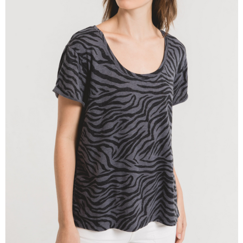 Z Supply Z Supply Zebra T Omb Black Z Supply Z Supply Zebra T Omb Black