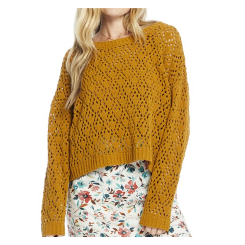 saltwater luxe Saltwater Luxe L/S Swtr Amber saltwater luxe Saltwater Luxe L/S Swtr Amber