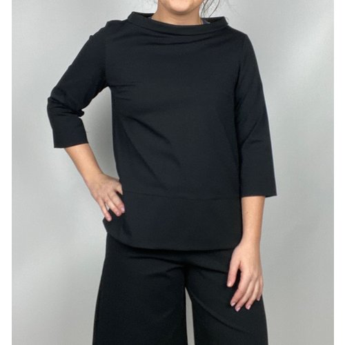 Baci & Amici Baci A Line Top Blk Baci & Amici Baci A Line Top Blk