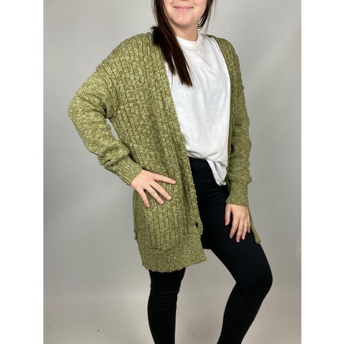 free people Free People Sunset Drive Cardi Green free people Free People Sunset Drive Cardi Green