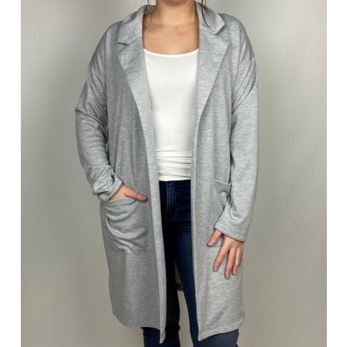 Hem & Thread Hem & Thread Midi Length Jacket H Gry Hem & Thread Hem & Thread Midi Length Jacket H Gry