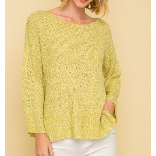 Mystree Mystree Round Neck P/O Swtr Moss Grn Mystree Mystree Round Neck P/O Swtr Moss Grn