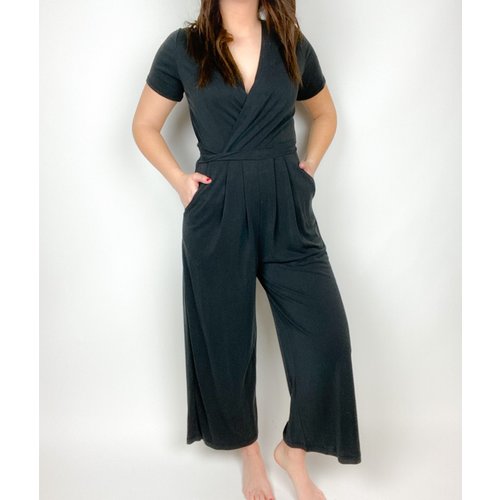 coa COA Black S/S Romper coa COA Black S/S Romper