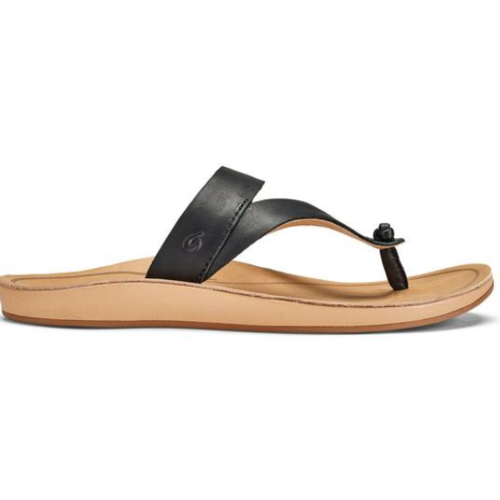OLUKAI Olukai Kaekae Ko'o Black/Gold Sand OLUKAI Olukai Kaekae Ko'o Black/Gold Sand