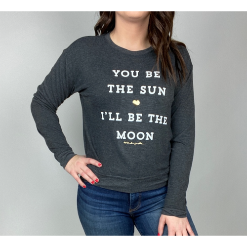 Spiritual Gangster Spiritual Gangster Sun Crew Neck Sav V Blk Spiritual Gangster Spiritual Gangster Sun Crew Neck Sav V Blk