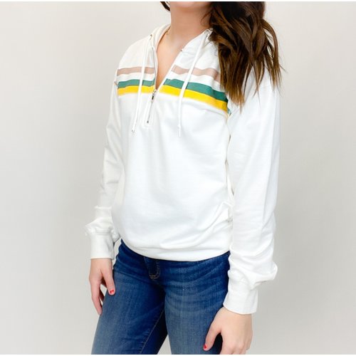 Hem & Thread Hem & Thread Rainbow Hoodie P/O Hem & Thread Hem & Thread Rainbow Hoodie P/O