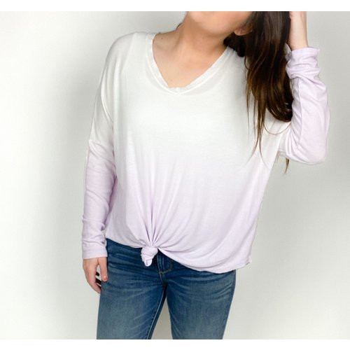 Vintage Havana Vintage Havana Iv/Lav Dye Knot L/S Vintage Havana Vintage Havana Iv/Lav Dye Knot L/S