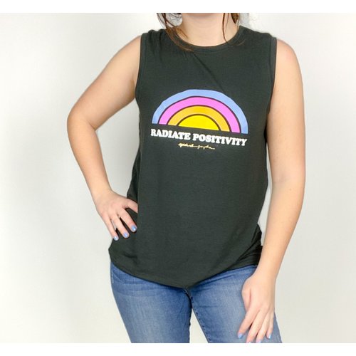 Spiritual Gangster Spiritual Gangster Radiate Chakra Tank V Blk Spiritual Gangster Spiritual Gangster Radiate Chakra Tank V Blk