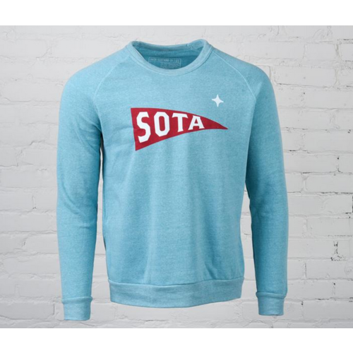 Sota Clothing Sota Valley Unisex Crewneck Eco Aqua Sota Clothing Sota Valley Unisex Crewneck Eco Aqua