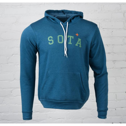 Sota Clothing Sota Poplar Unisex Hoodie Deep Hthr Teal Sota Clothing Sota Poplar Unisex Hoodie Deep Hthr Teal