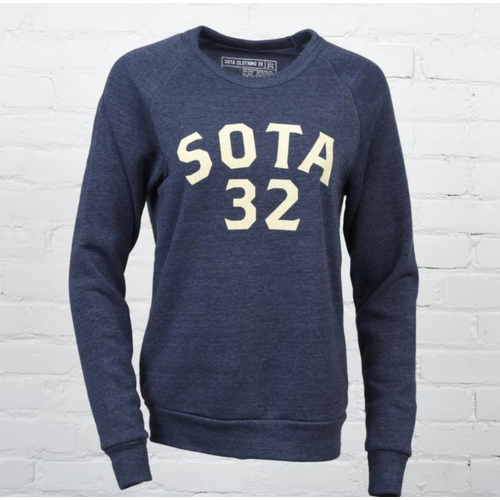 Sota Clothing Sota Ace Unisex Crewneck Navy/Cream Sota Clothing Sota Ace Unisex Crewneck Navy/Cream