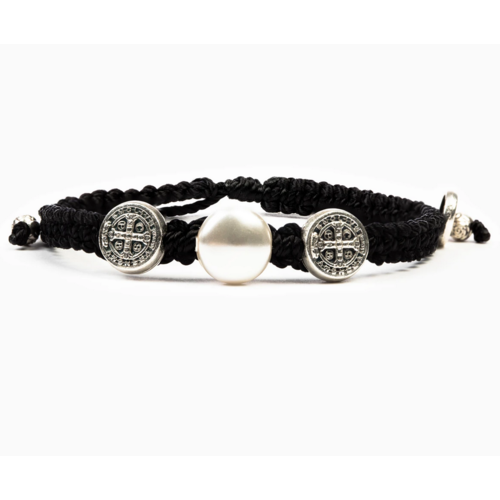 My Saint My Hero My Saint My Hero Freedom Blessing Bracelet Blk/Wht/Gld My Saint My Hero My Saint My Hero Freedom Blessing Bracelet Blk/Wht/Gld