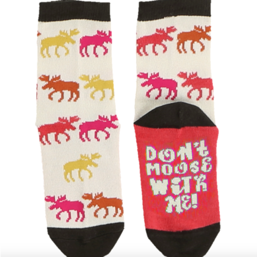 lazy one Lazy One Don't Moose Me Kid Sock lazy one Lazy One Don't Moose Me Kid Sock