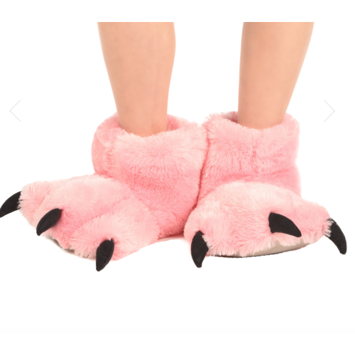 lazy one Lazy One Pnk Bear Paw Slipper lazy one Lazy One Pnk Bear Paw Slipper