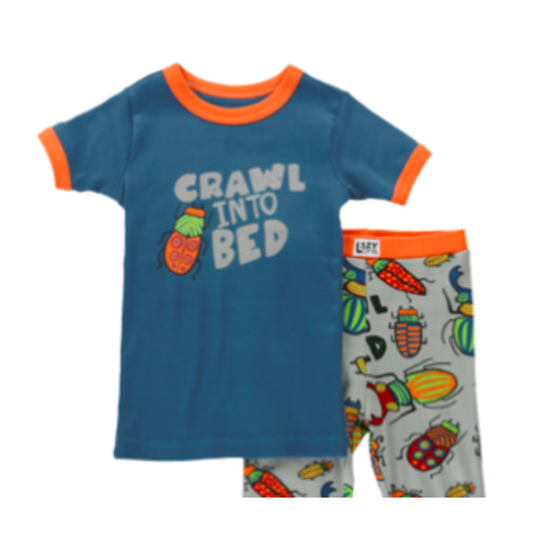 lazy one Lazy One Crawl Into Bed SS PJ Set KSS818 lazy one Lazy One Crawl Into Bed SS PJ Set KSS818