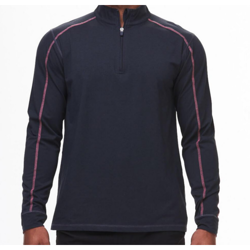 TASC Tasc Carrollton 1/4 Zip Gun/Red Coral Hthr TASC Tasc Carrollton 1/4 Zip Gun/Red Coral Hthr