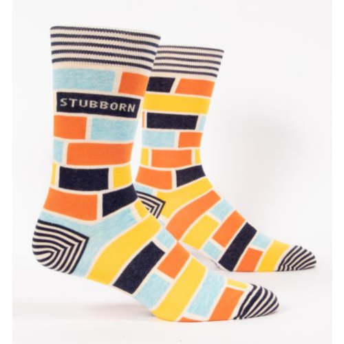 BLUE Q Blue Q Stubborn Men's Sock BLUE Q Blue Q Stubborn Men's Sock