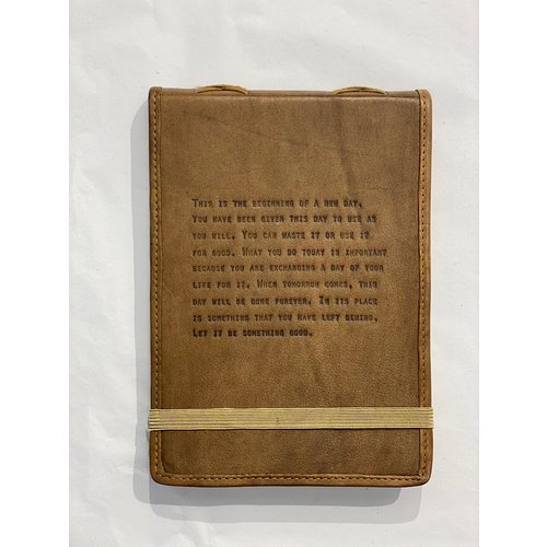 Sugarboo Leather Journal- This is the Beginning LJ102 Sugarboo Leather Journal- This is the Beginning LJ102