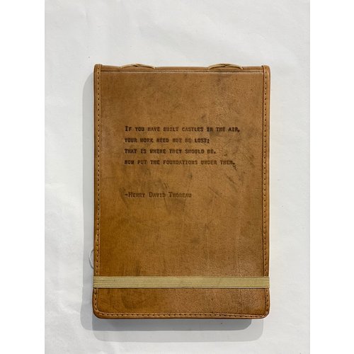 Sugarboo Leather Journal-Henry David T Sugarboo Leather Journal-Henry David T