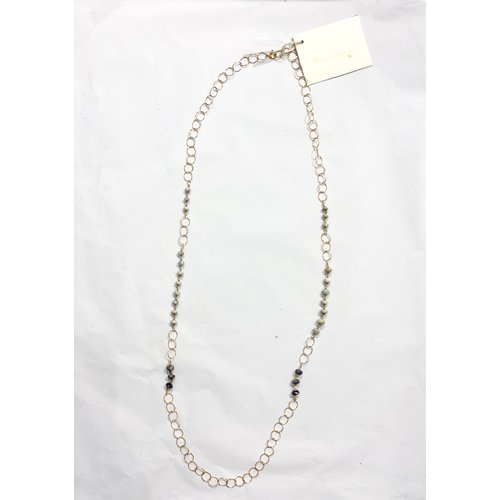 Helen Wang 14K Gold Myst Lab Silverite Saph Helen Wang 14K Gold Myst Lab Silverite Saph