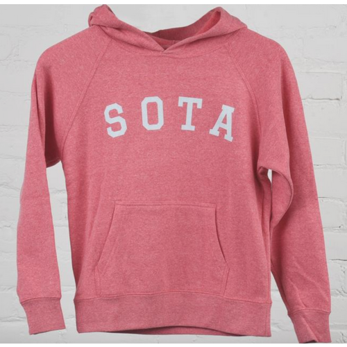 Sota Clothing Sota Neil Lake Youth Hoodie Hthr Red/Lt Blue Sota Clothing Sota Neil Lake Youth Hoodie Hthr Red/Lt Blue