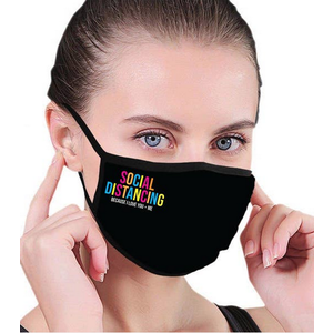 house of tens Social Distancing Colorful Facemask