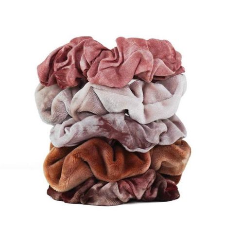 Kit-Sch Tie Dye Scrunchies Rust Kit-Sch Tie Dye Scrunchies Rust