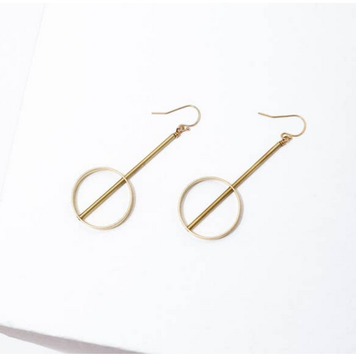 Larissa Loden Larissa Loden Hypatia Earring Brass Larissa Loden Larissa Loden Hypatia Earring Brass