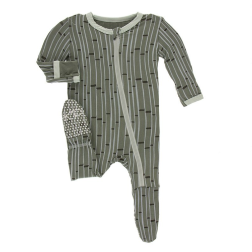Kickee Pants Kickee Pants Print Footie w/Zipper Kickee Pants Kickee Pants Print Footie w/Zipper