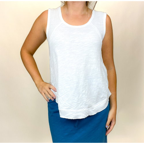 Mod-o-doc Mododoc Seamed Tank Curve WHITE Mod-o-doc Mododoc Seamed Tank Curve WHITE