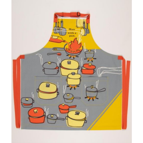 BLUE Q Blue Q Man with a Pan Apron BLUE Q Blue Q Man with a Pan Apron