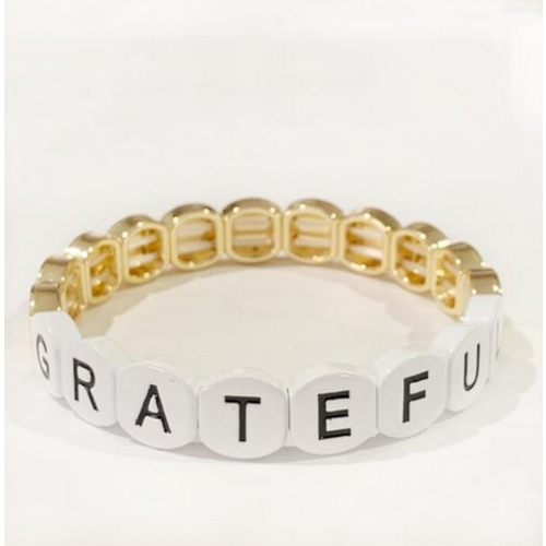 caryn lawn Caryn Lawn Tile Bracelet GRATEFUL caryn lawn Caryn Lawn Tile Bracelet GRATEFUL