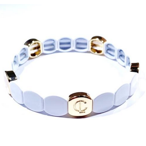 caryn lawn Caryn Lawn Tile Bracelet ROUND TILE WHITE caryn lawn Caryn Lawn Tile Bracelet ROUND TILE WHITE