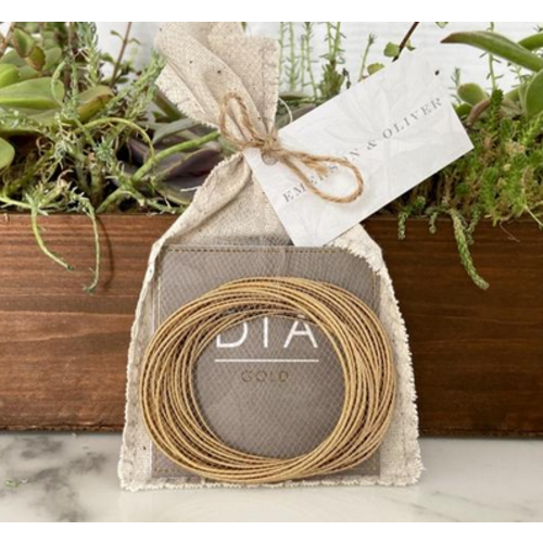 emerson & oliver Emerson & Oliver Gold Dia Bracelets 7" emerson & oliver Emerson & Oliver Gold Dia Bracelets 7"